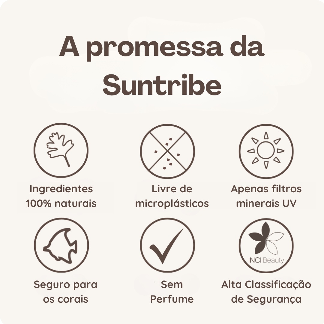 Protetor Solar Mineral Infantil FPS 30 | 100ml |  Suntribe