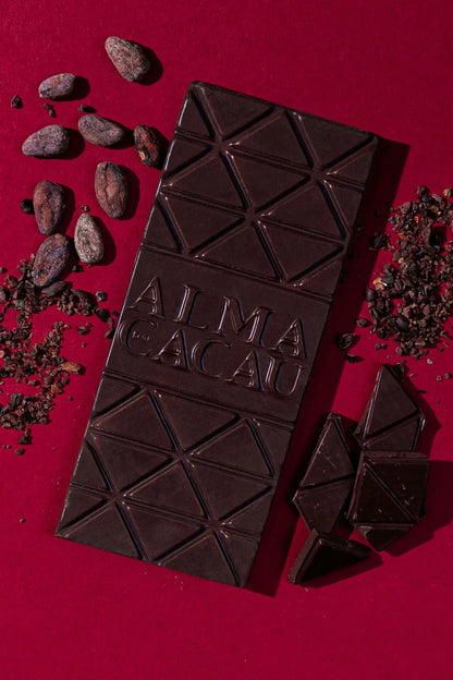 Tablete de Chocolate Negro Bio 100gr | 60% Cacau | Nibs