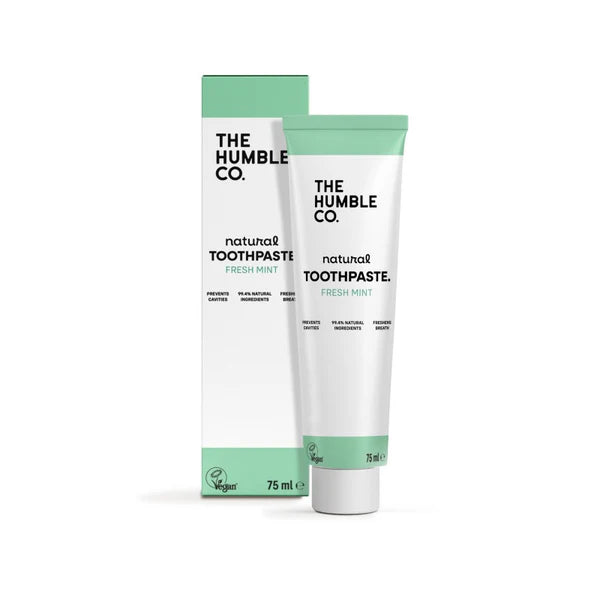 Fresh Mint Natural Toothpaste (with Fluoride) | The Humble Co.