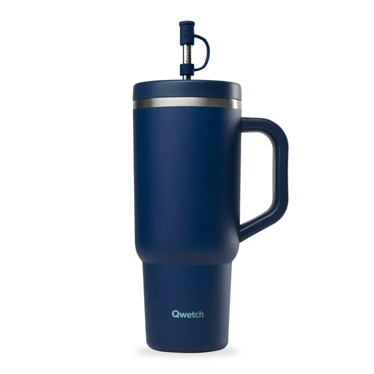 Qwecth 900ml Night Blue Insulated Travel Cup
