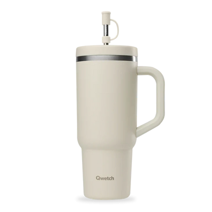 Travel Cup Isotérmico Qwecth 900ml Areia Mate