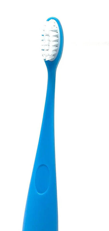 Escova de dentes com cabo de bioplástico e cabeça amovível Criança | Azul | Caliquo