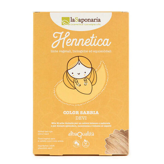 Tinta vegetal para cabelo - Cor Areia | 100gr