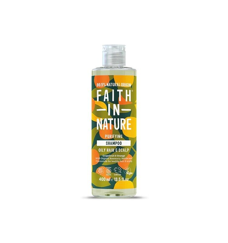 Champô de Laranja e Toranja 400ml | Cabelos Oleosos| Faith in Nature