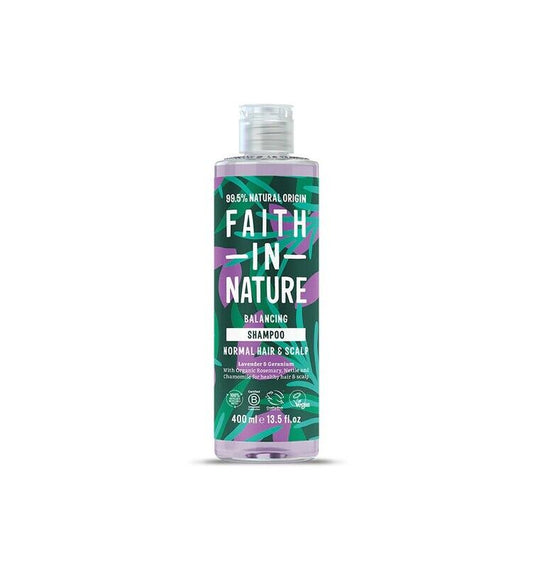 Champô de Lavanda & Gerânio 400ml | Cabelos Normais| Faith in Nature