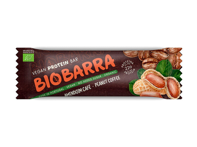 Barra de Protéica de Amendoim e Café Bio