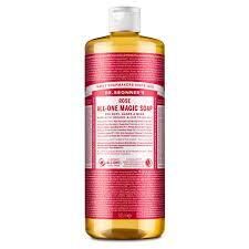 Sabonete Líquido Biológico Rosa 475ml | Dr. Bronner's