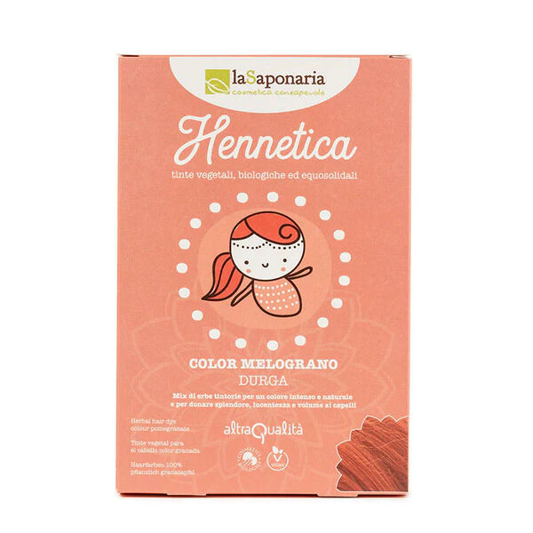 Tinta vegetal para cabelo - Cor Romã | 100gr