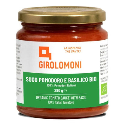 Molho Tomate e Manjericão Bio 290g