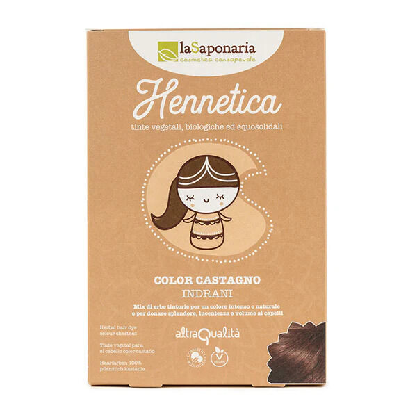 Tinta vegetal para cabelo - Cor Castanha  | 100gr