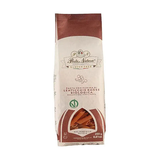Penne Lentilha Vermelha Bio | 250gr | sem glúten