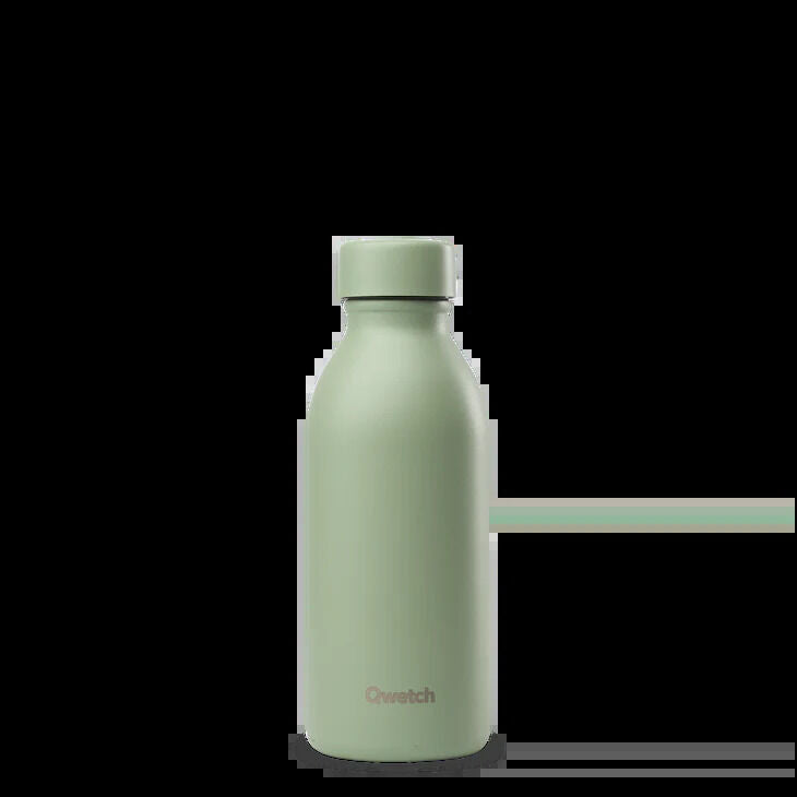 Garrafa Qwetch ICON Térmica Compacta Mate Verde Tília 500ml