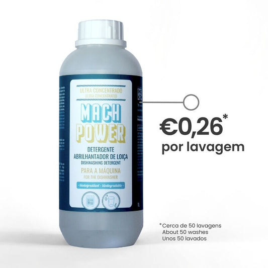 Detergente máquina da loiça com anti-calcário MachPower INOKEM