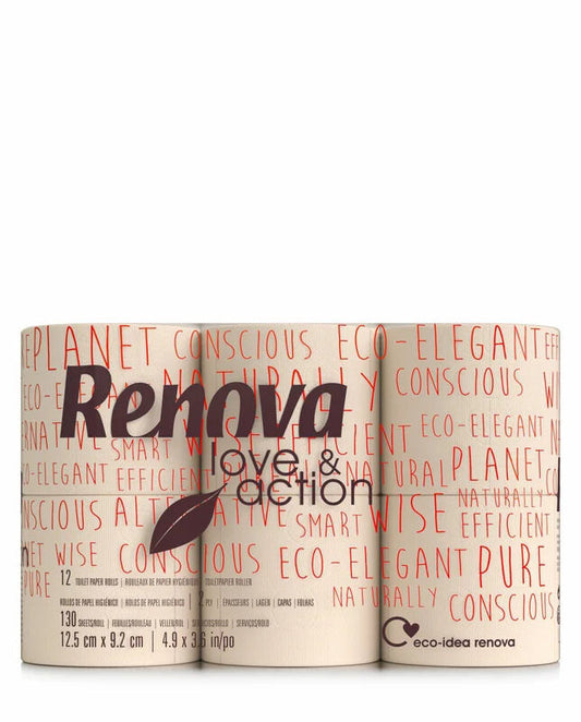 Papel Higiénico Love & Action 12rl | Renova
