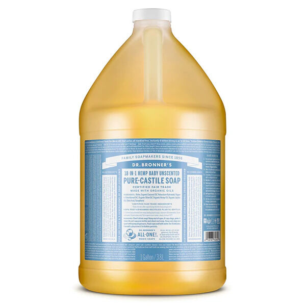 Sabonete Líquido Biológico Suave-Bebé (sem perfume) | Dr. Bronner's