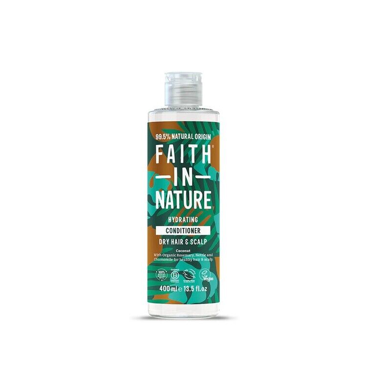 Condicionador de Coco 400ml | Cabelos Secos| Faith in Nature