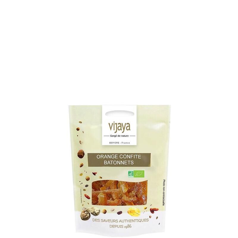 Laranja Cristalizada Bio | 125g