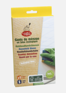 Luvas de látex natural (M) | Certificação  FSC®