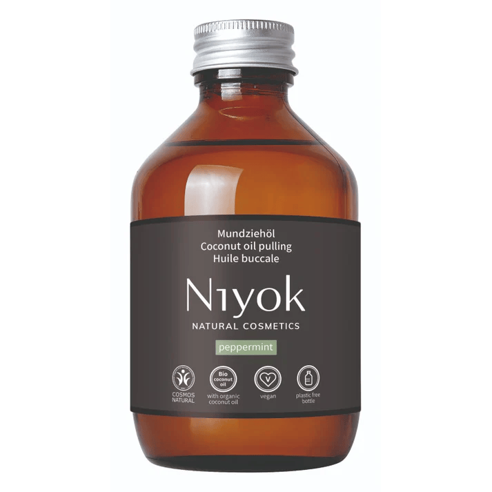 Oil Pulling de Óleo de coco - Hortelã Pimenta 200ml Niyok