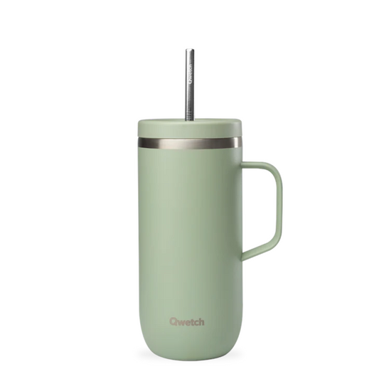 Cold Cup Isotérmico com pega 600ml Verde Tília