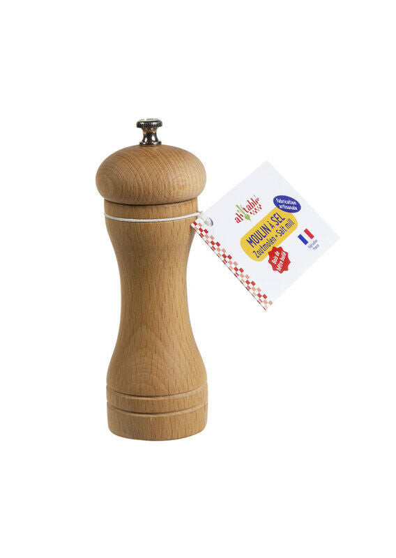 Moinho madeira 13 cm | Sal