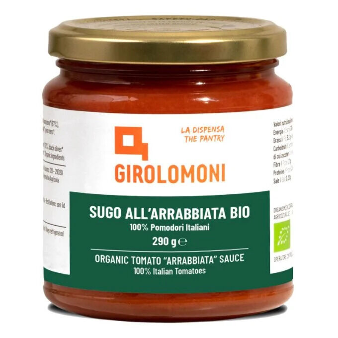 Molho Tomate Arrabbiata Bio 290g